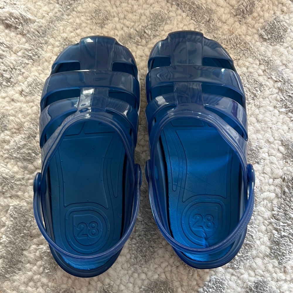 Igor Toddler's Navy Jelly Fisherman size 28 /US12